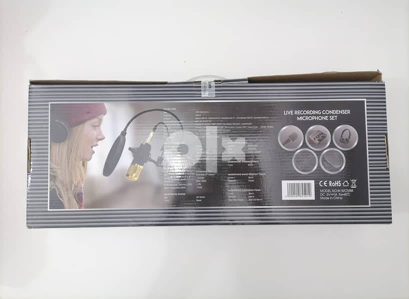 Ikon brand new condenser microphone in brand new quality with free rep 4