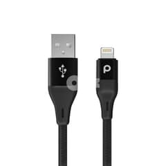 Porodo Braided USB-A to Lightning (2.4A 1.2m) 0