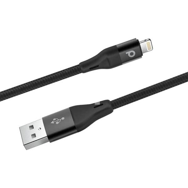 Porodo Braided USB-A to Lightning (2.4A 1.2m) 4