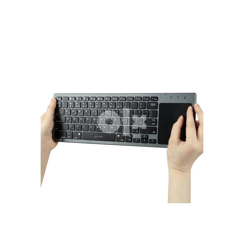 Porodo Wireless Keyboard With Touch-Pad Ultra Slim Bluetooth Keyboard 0