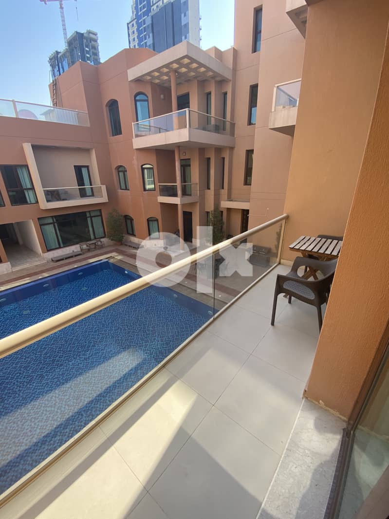furnished apartments in Abu Halifa gulf road seaside modern furniture 3