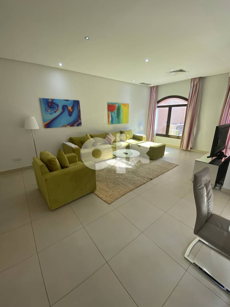 furnished apartments in Abu Halifa gulf road seaside modern furniture 7