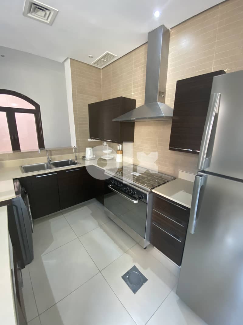 furnished apartments in Abu Halifa gulf road seaside modern furniture 11