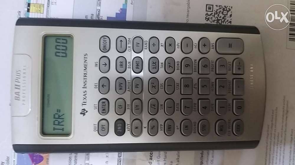 BA2 plus Financial calculator 0