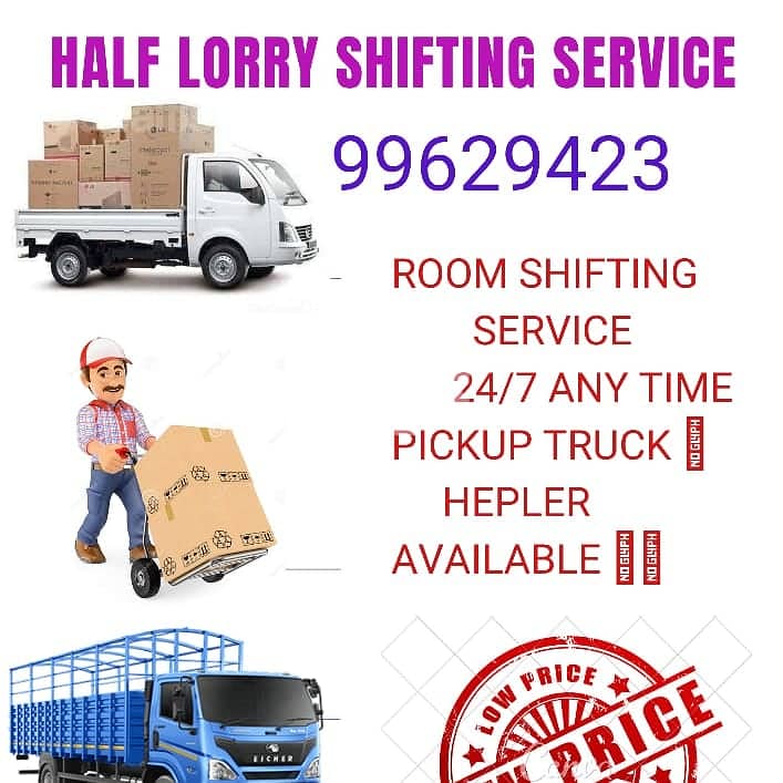 Half lorry shifting service 99 62-94 23 1