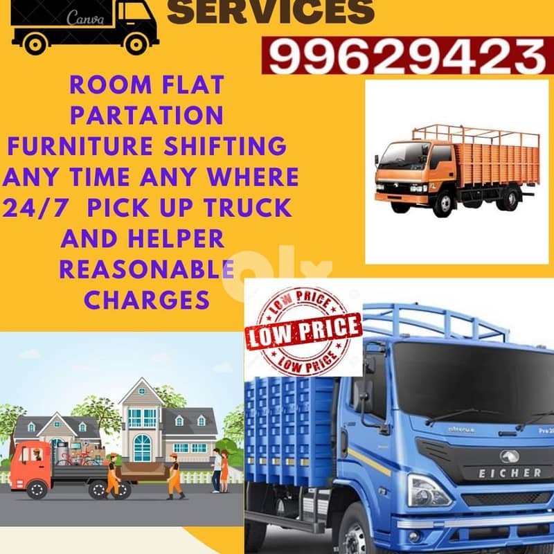 Half lorry shifting service 99 62-94 23 3