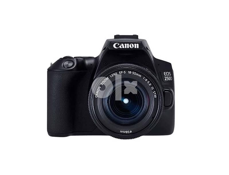 Canon 250D with extra lens , compatable bag and 4k capturing SD card 8