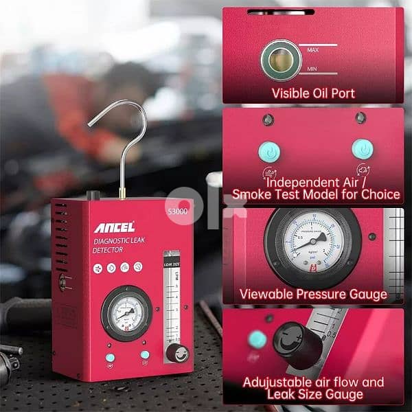 ANCEL S3000 Car Motorcycle Smoke Leak Detector Gas 3