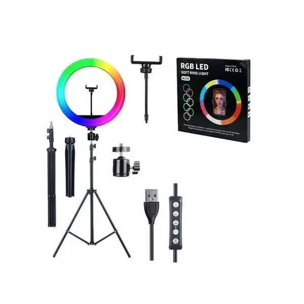 ring light 30cm medium size rgb colors high density 5