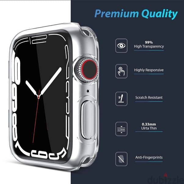 apple watch series 7.45mm case soft cover. . 2