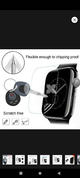 Apple watch series 7.45 mm pcs full cover screen protector 1