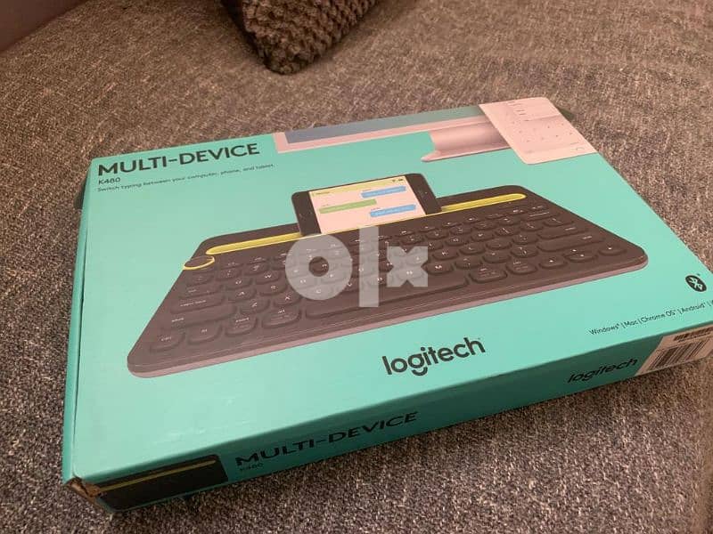 Logitech K480 Multi device Bluetooth keyboard new Box pcs 1