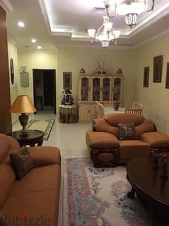 very elegant fully furnished ground villa flat in Mangaf