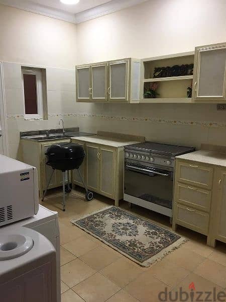 very elegant fully furnished ground villa flat in Mangaf 2