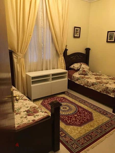 very elegant fully furnished ground villa flat in Mangaf 10