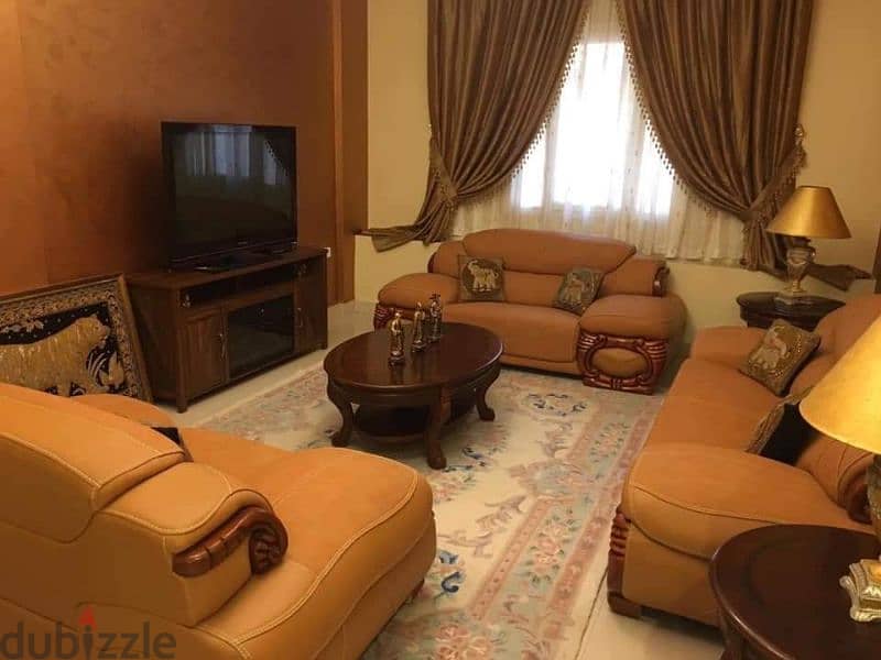 very elegant fully furnished ground villa flat in Mangaf 11