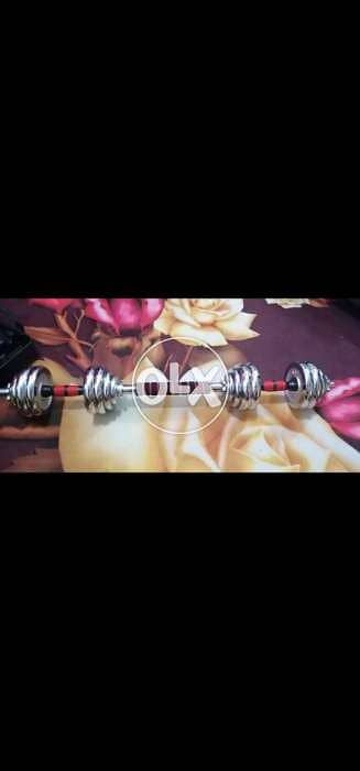 New dumbbells 20 kg with the bar conector in box free delivery 5