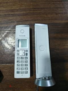 Panasonic stylish tower type cordless phone for sale 0