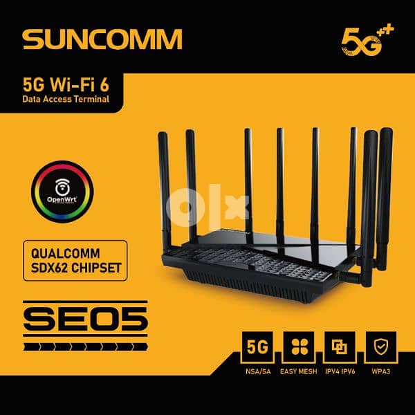 Router 5G+ WIFI 6 Excellent and special design for signal weak areas 1