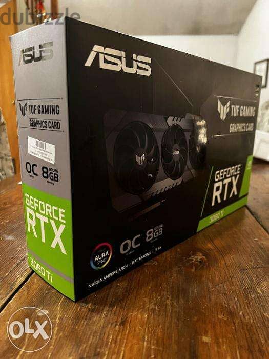 NEW Asus TUF Nvidia GeForce RTX 3060 TI 2