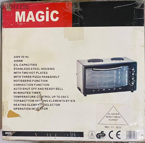 Magic GL-53RCTP stainless steel pizza maker 1