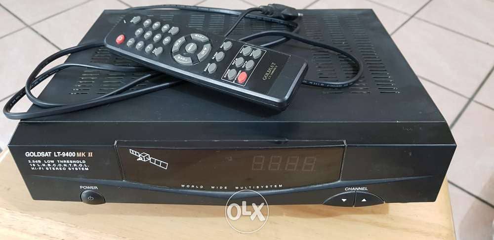 Satellite TV Receiver GOLDSAT LT-9400 MKII +Cable +Remote +Manual 0