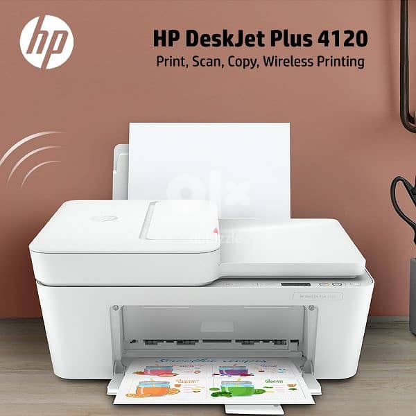 HP DeskJet Plus 4120 All-in-One Printer (3XV14B) 5