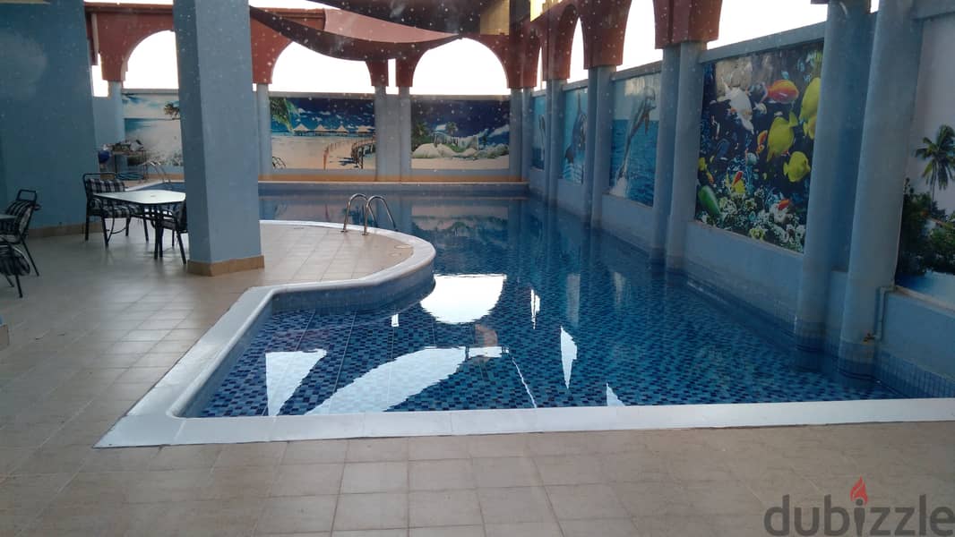 Sea view! Furnished 3 bedrooms in mangaf. close to beach 8