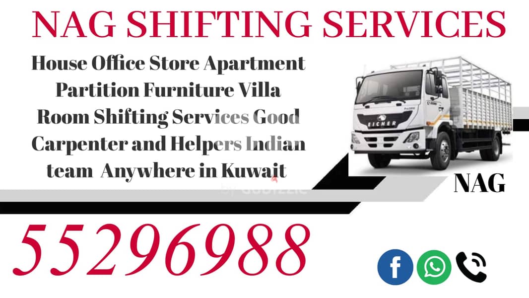 Shifting service in Kuwait 55296988,Indian packers and movers 55296988 0