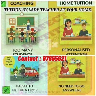 TUITIONS BY BILLINGUAL SCHOOLS TEACHER AT YOUR HOME 97865621