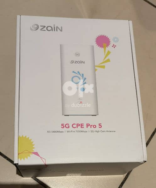 Sealed Huawei CPE PRO 5 on Zain 0