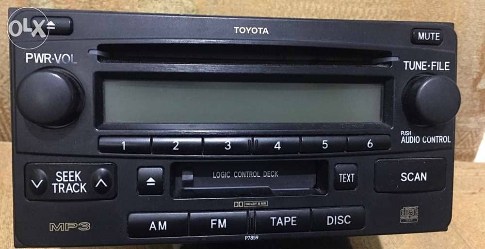 للبيع كاسيت سي دي تويوتا الأصلي Original Toyota cassette & CD 0