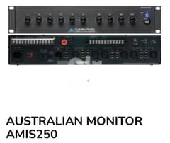 Australian Monitor Mixer Amplifier
