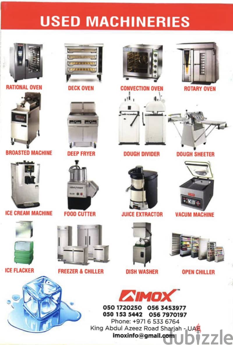 Second Hand Catering Restaurant bakery equipments 0