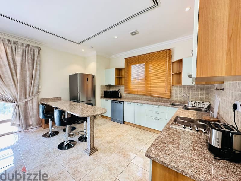 Spacious 3 bedroom furnished apartment in Salwa 1