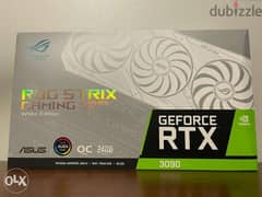 New SUS ROG Strix GeForce RTX White Edition 3090 24GB GPU