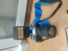 Minolta Old Camera + JVC Video Camera + Accessories