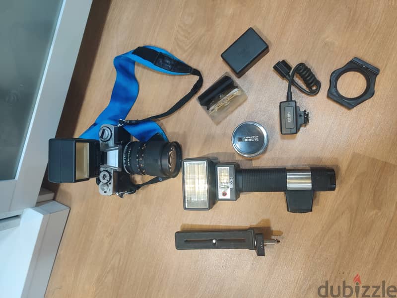 Minolta Old Camera + JVC Video Camera + Accessories 1