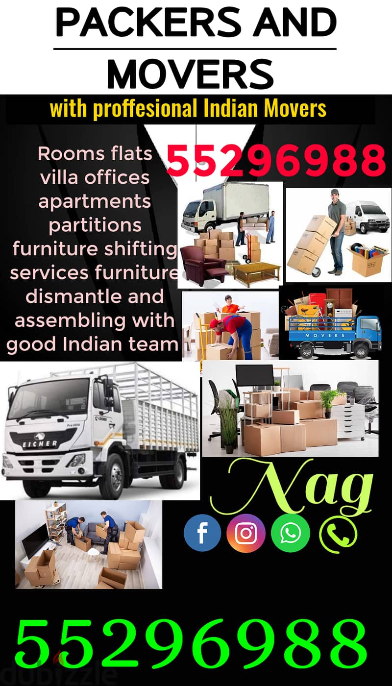 Proffesional Indian shifting services in Kuwait 55296988 0