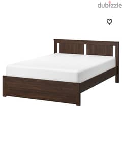 Ikea wooden cot 140*200. Bed included