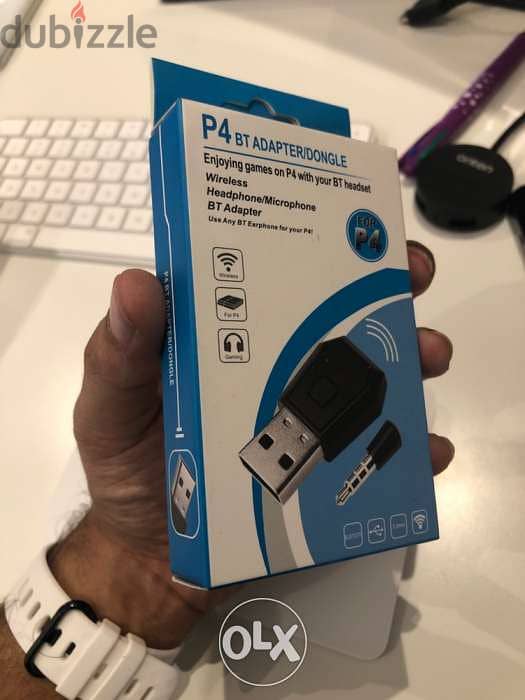 Airpods on Ps4 adaptor (Bluetooth adaptor) (IMPOSSIBLE to find in KWT) 0