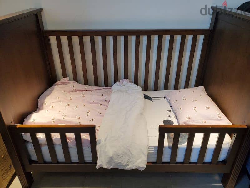 Crib + Changing Table + Stroller 1