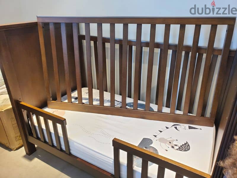 Crib + Changing Table + Stroller 2