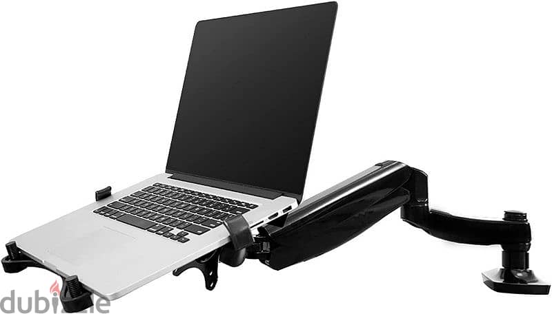 FLEXIMOUNTS 2-in-1 Monitor Arm Laptop Mount, Swivel, Height adjustable 3