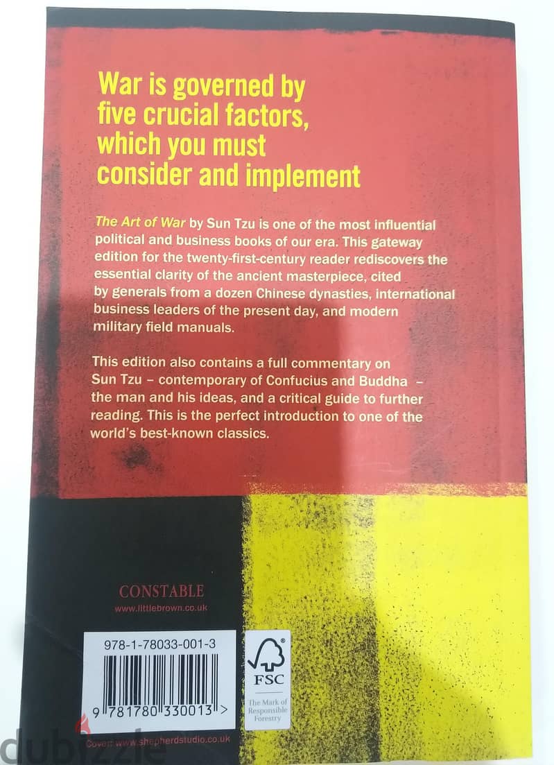 The art of war sun tzu translation by jonathan clements - NEW 1