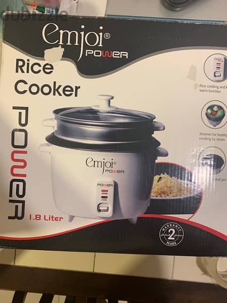 Emjoi Power Rice Cooker (New in box) 0