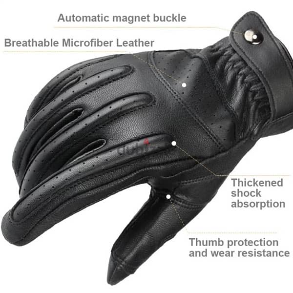 Retro Style Leather Gloves 1