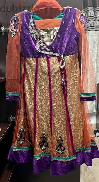 Party wear shalwar suit for girl 0