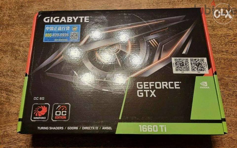 NEW Gygabyte GeForce GTX 1660 TI OC 6G 0