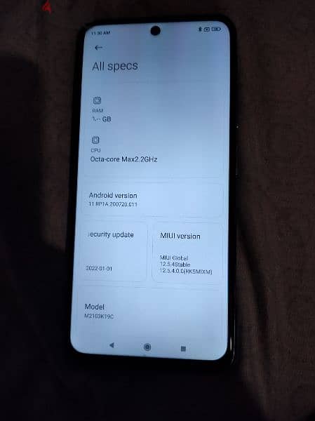 redmi note 10 clean 5G with original charger and cover 1